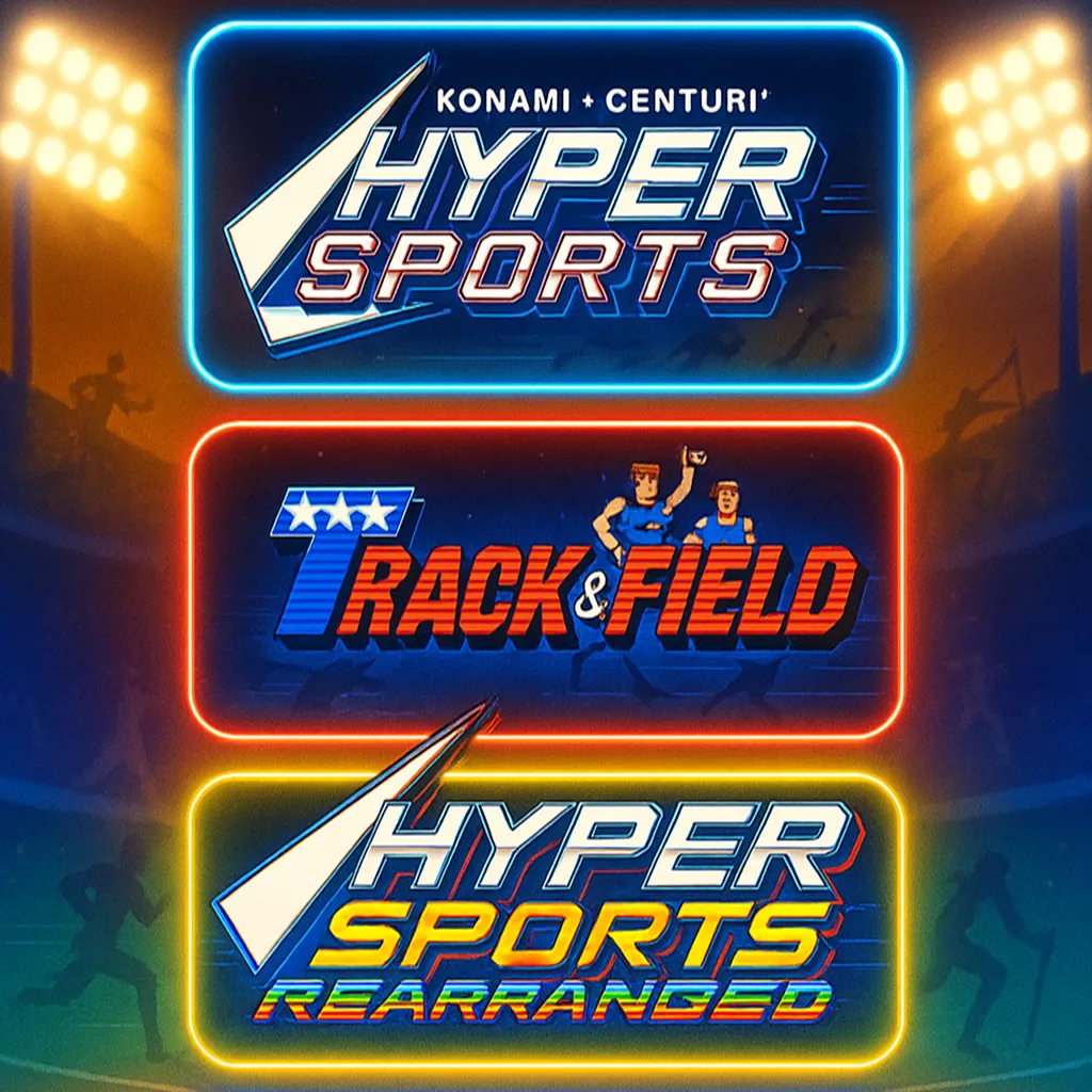 Hyper Sports | Track and Field | Rearranged Multigame Free Play and High Score Save Kit
