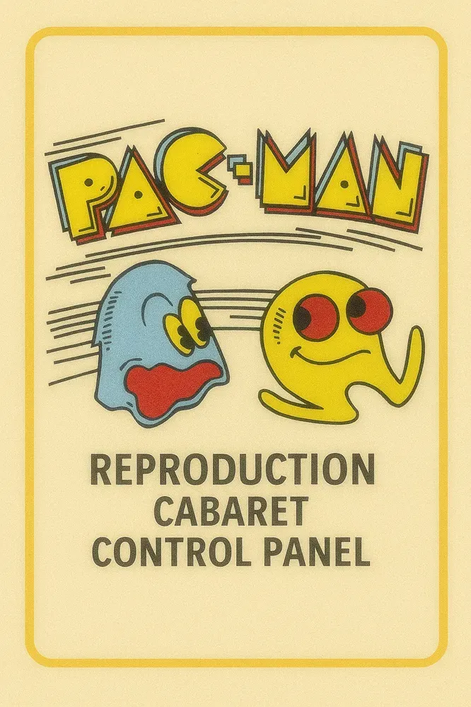 Cabaret Pacman Reproduction Control Panel