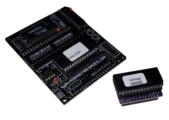 Galaga Free Play and High Score Save Kit product image for Midway arcade PCB