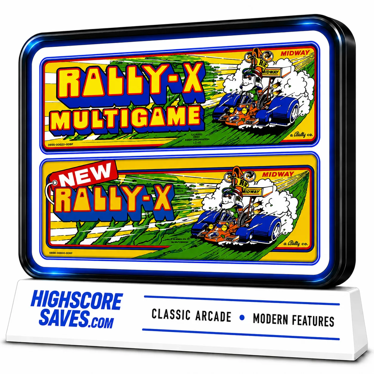 Rally X | New Rally X Multigame Free Play and High Score Save Kit