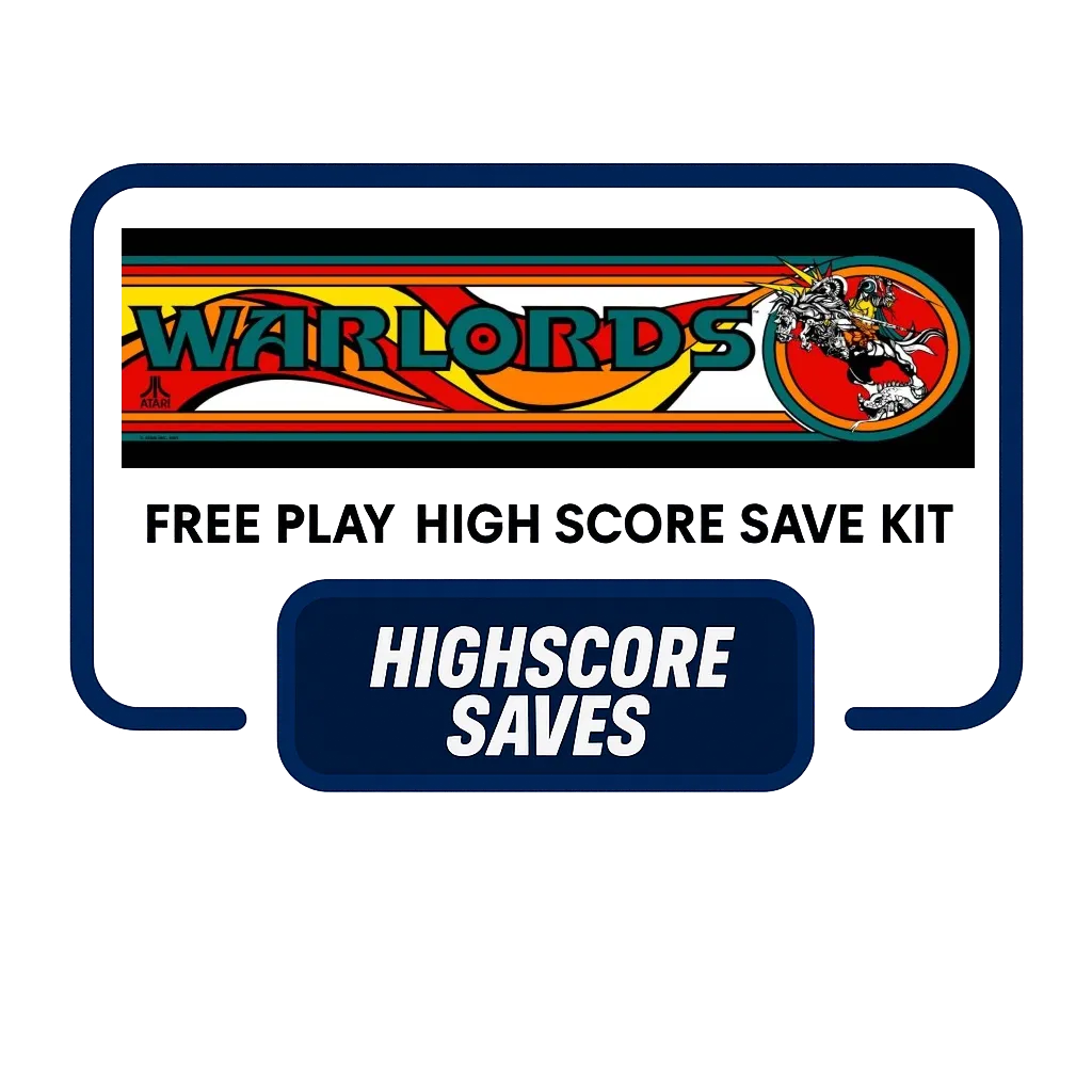Warlords Free Play and High Score Save Kit