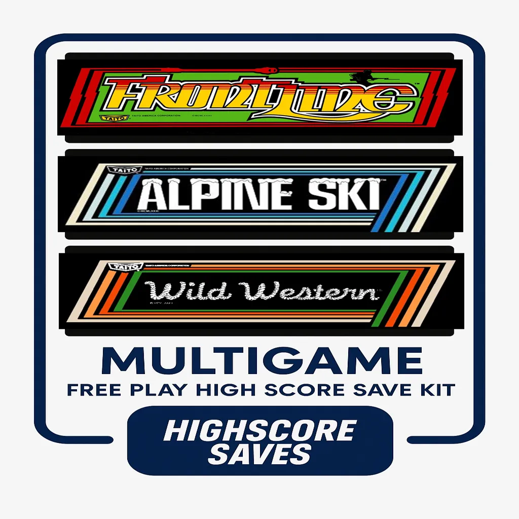 Frontline Vertical Taito Multigame Free Play and High Score Save Kit Frontline Vertical Taito Multigame Free Play and High Score Save Kit