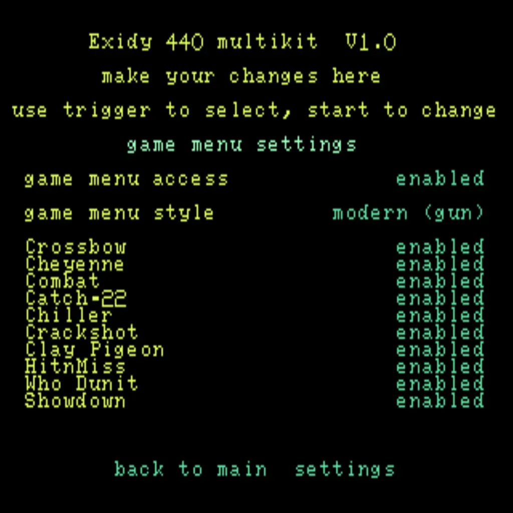 Exidy Combat Arcade Control Panel Exidy 440 Multigame Free Play and High Score Save Kit | Crossbow ...