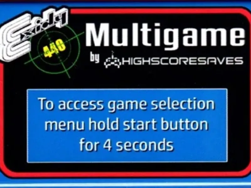 Exidy 440 Multigame Instruction Magnet
