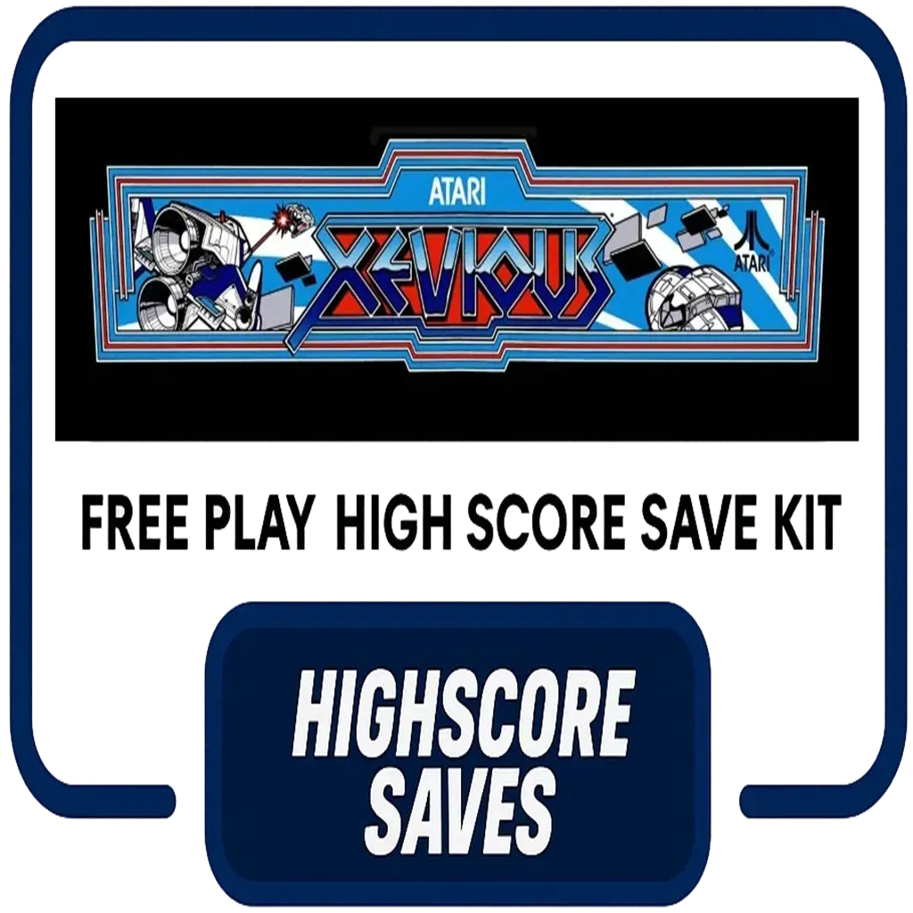 Xevious Free Play and High Score Save Kit