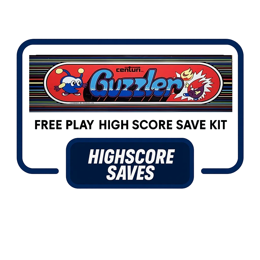 Guzzler Free Play and High Score Save Kit