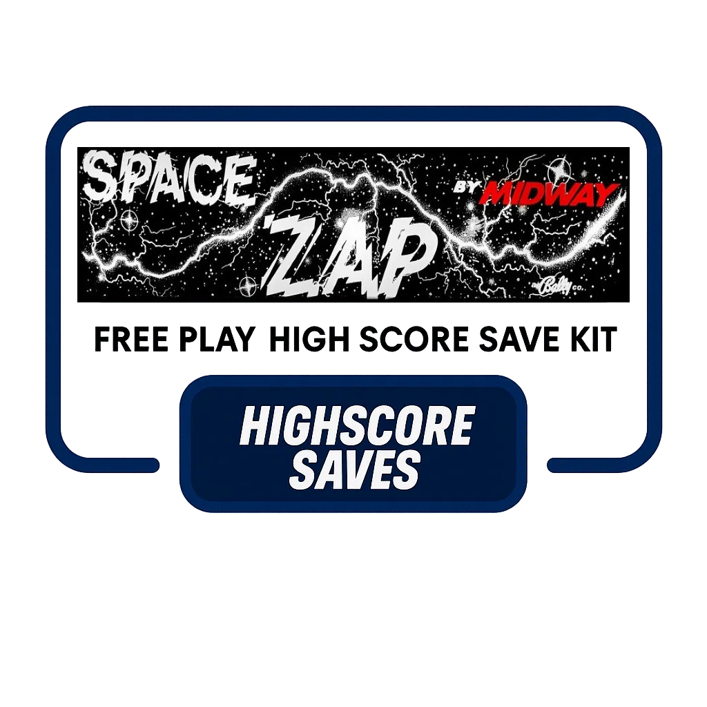 Space Zap Free Play and High Score Save Kit