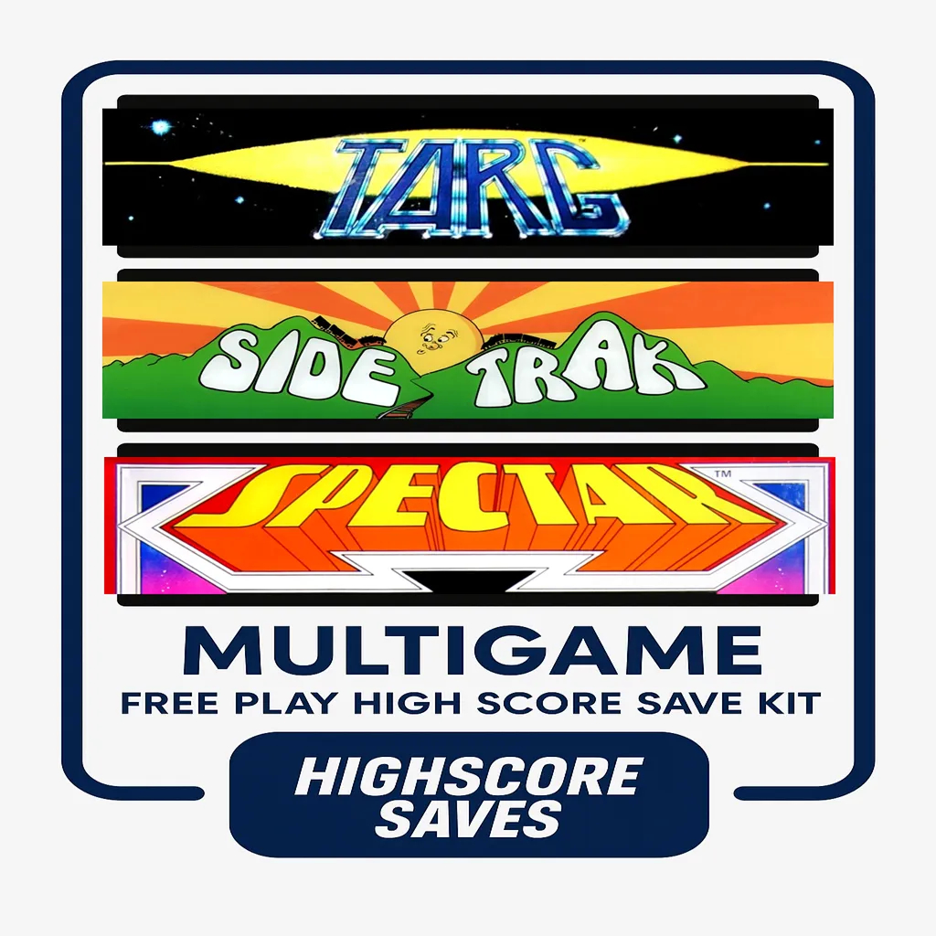 Targ | Spectar | Side Trak Multigame Free Play and High Score Save Kit Targ | Spectar | Side Trak Multigame Free Play and High Score Save Kit