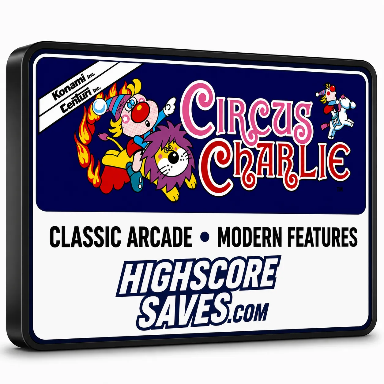 Circus Charlie Free Play and High Score Save Kit