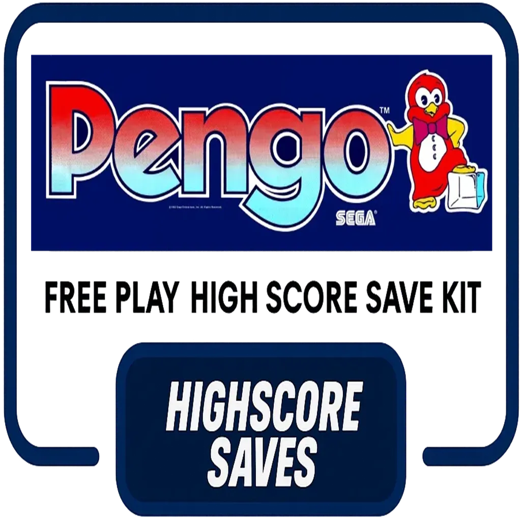 Pengo Free Play and High Score Save Kit