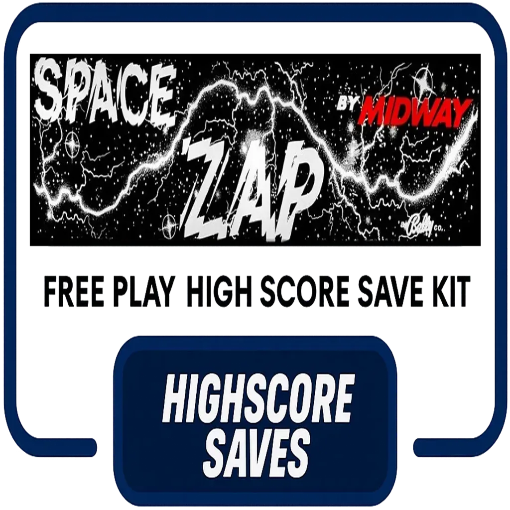 Space Zap Free Play and High Score Save Kit