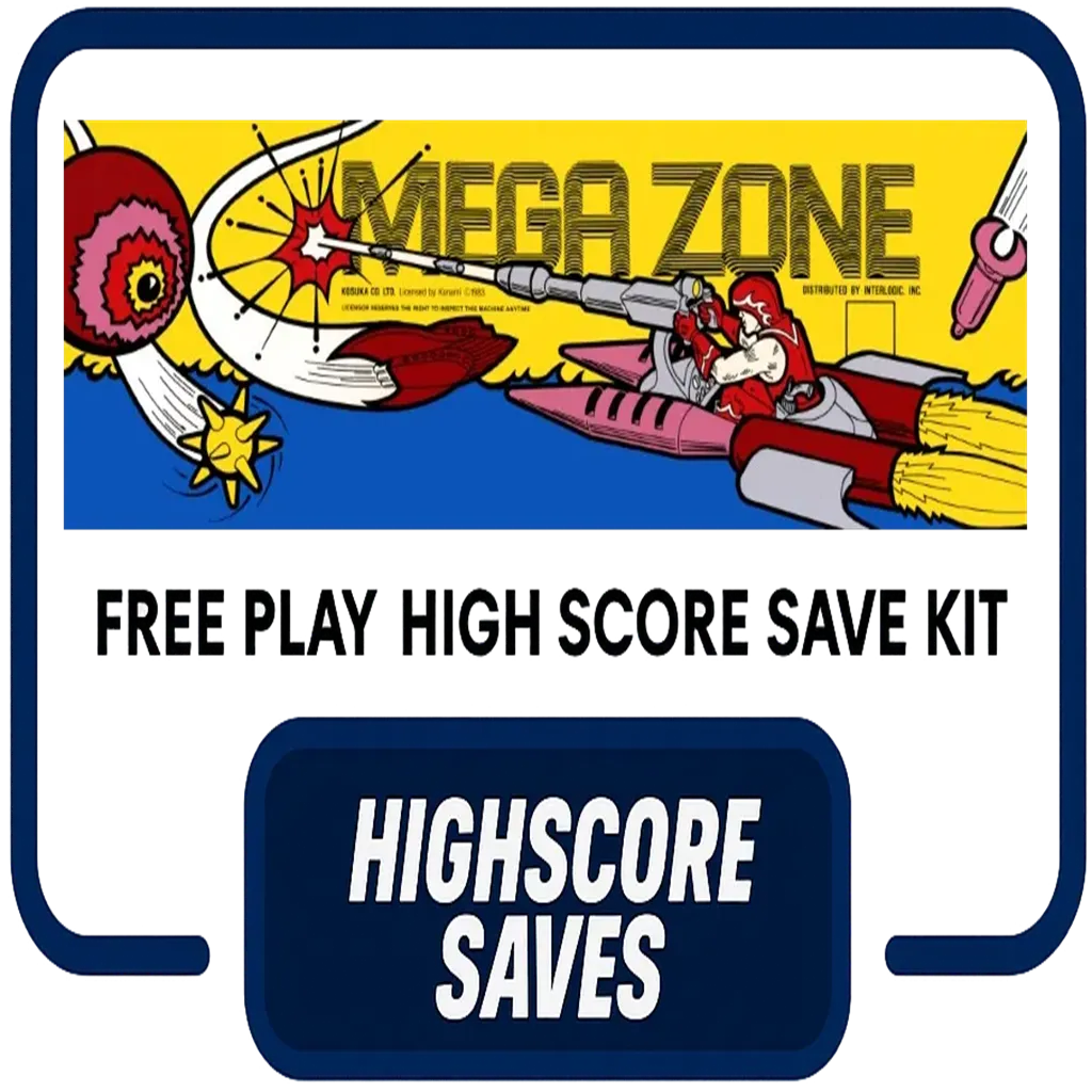 Megazone Free Play and High Score Save Kit