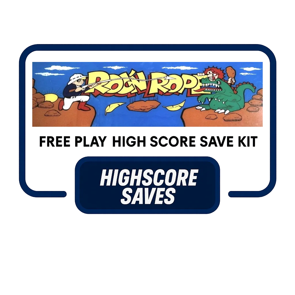 Roc 'n Rope Free Play and High Score Save Kit