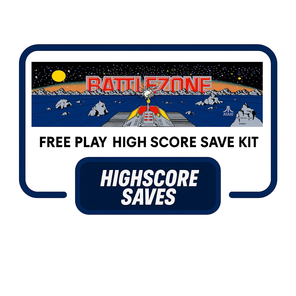 Battlezone Free Play and High Score Save Kit