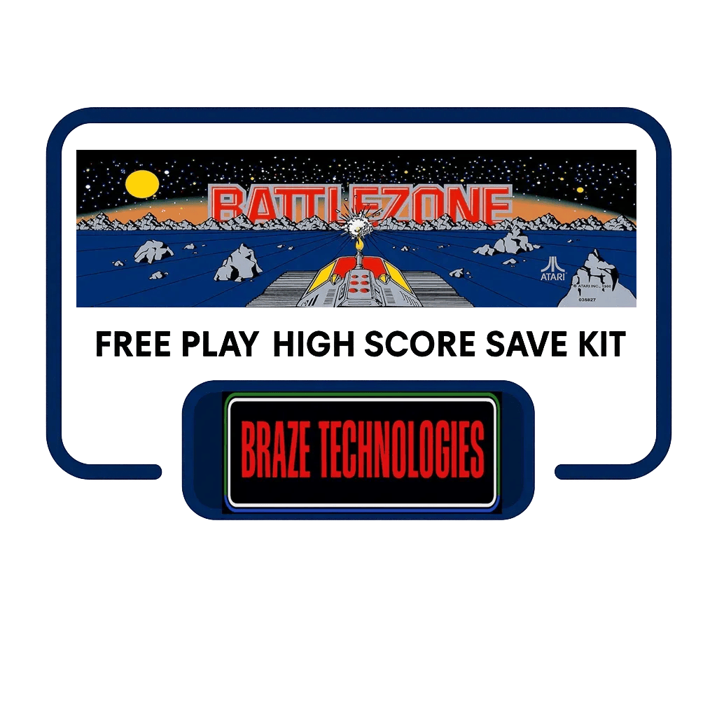 Battlezone Free Play and High Score Save Kit Braze Technologies
