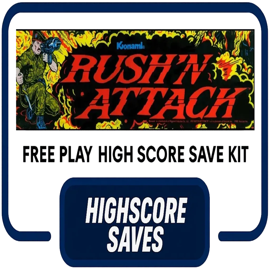 Rush'n Attack | Green Beret Free Play and High Score Save Kit