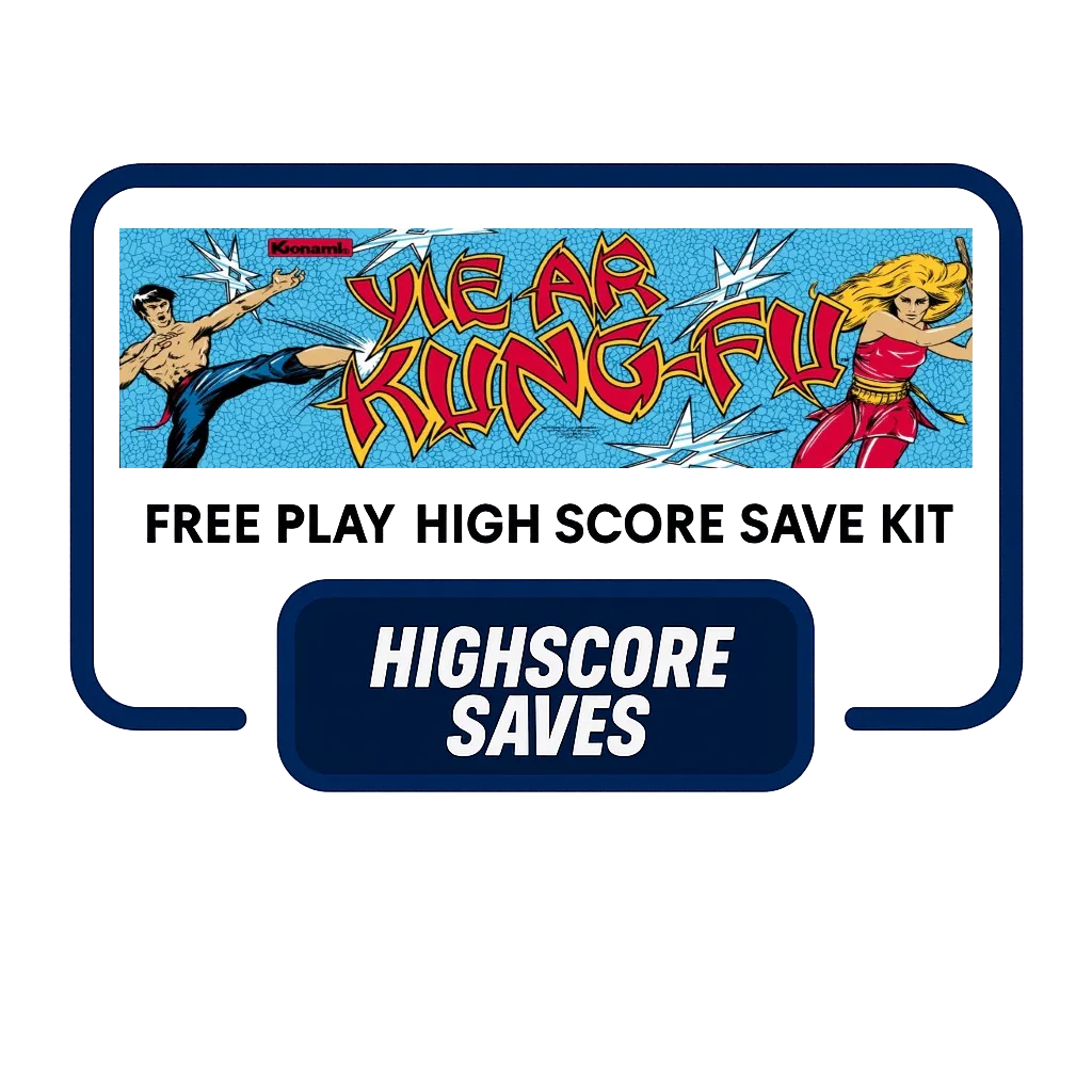 Yie Ar Kung Fu Free Play and High Score Save Kit