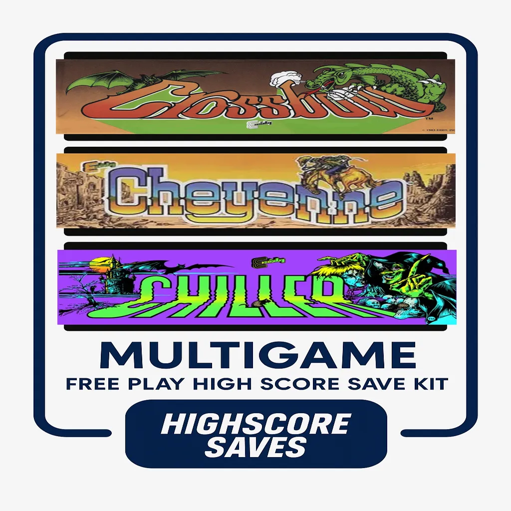 Exidy 440 Multigame Free Play and High Score Save Kit Exidy 440 Multigame Free Play and High Score Save Kit
