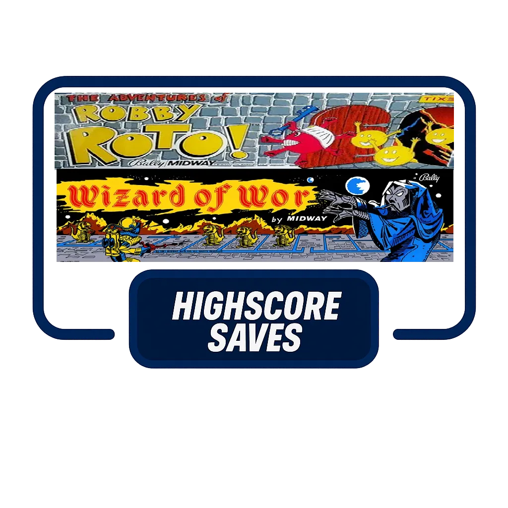 Robby Roto | Wizard of Wor Multigame Free Play and High Score Save Kit Robby Roto | Wizard of Wor Multigame Free Play and High Score Save Kit
