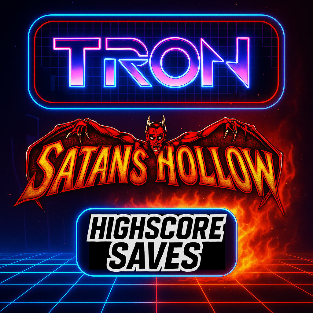 Tron | Satans Hollow Multigame Free Play and High Score Save Kit
