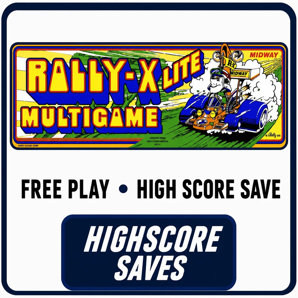 Rally X | New Rally X Lite Free Play and High Score Save Kit