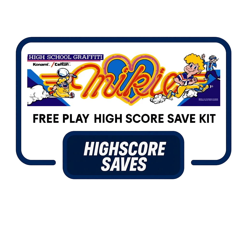 Mikie Free Play and High Score Save Kit