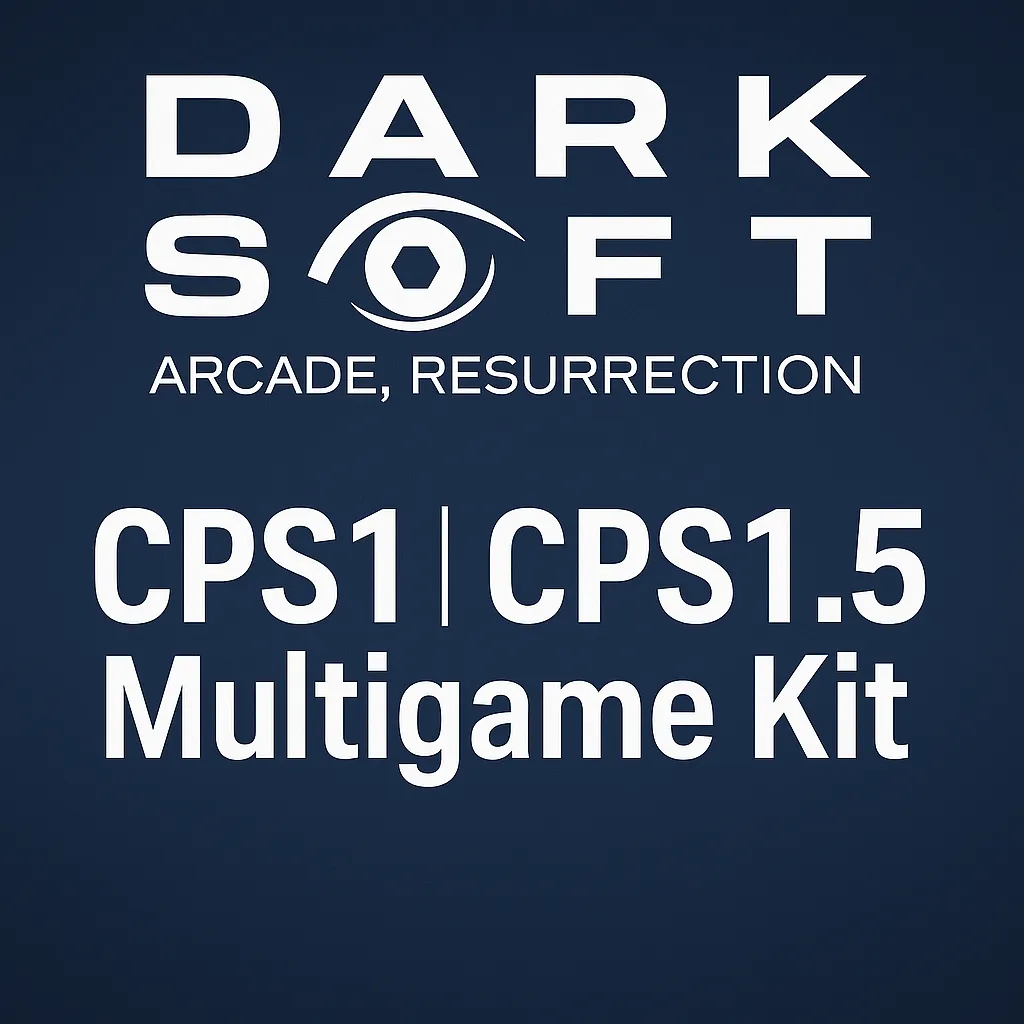 Darksoft CPS1 and CPS1.5 multigame kit branding graphic