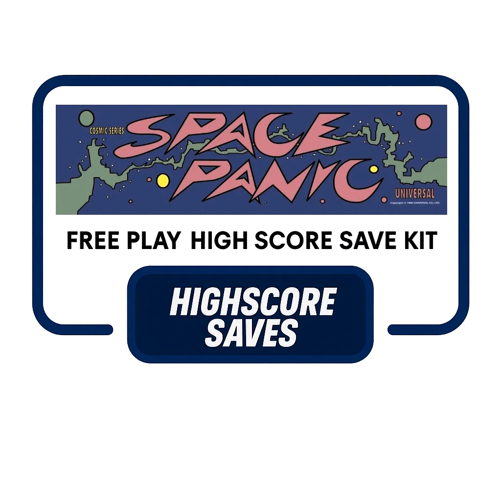 Space Panic Free Play and High Score Save Kit