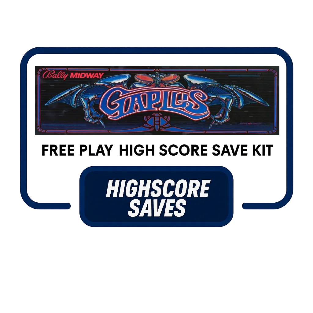 Galaga 3 | Gaplus Free Play and High Score Save Kit