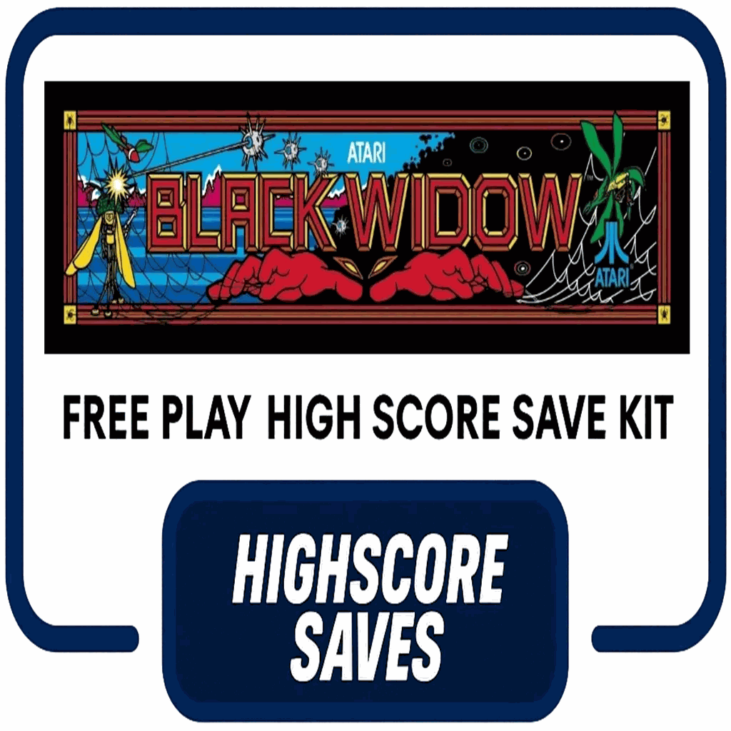 Black Widow Free Play and High Score Save Kit