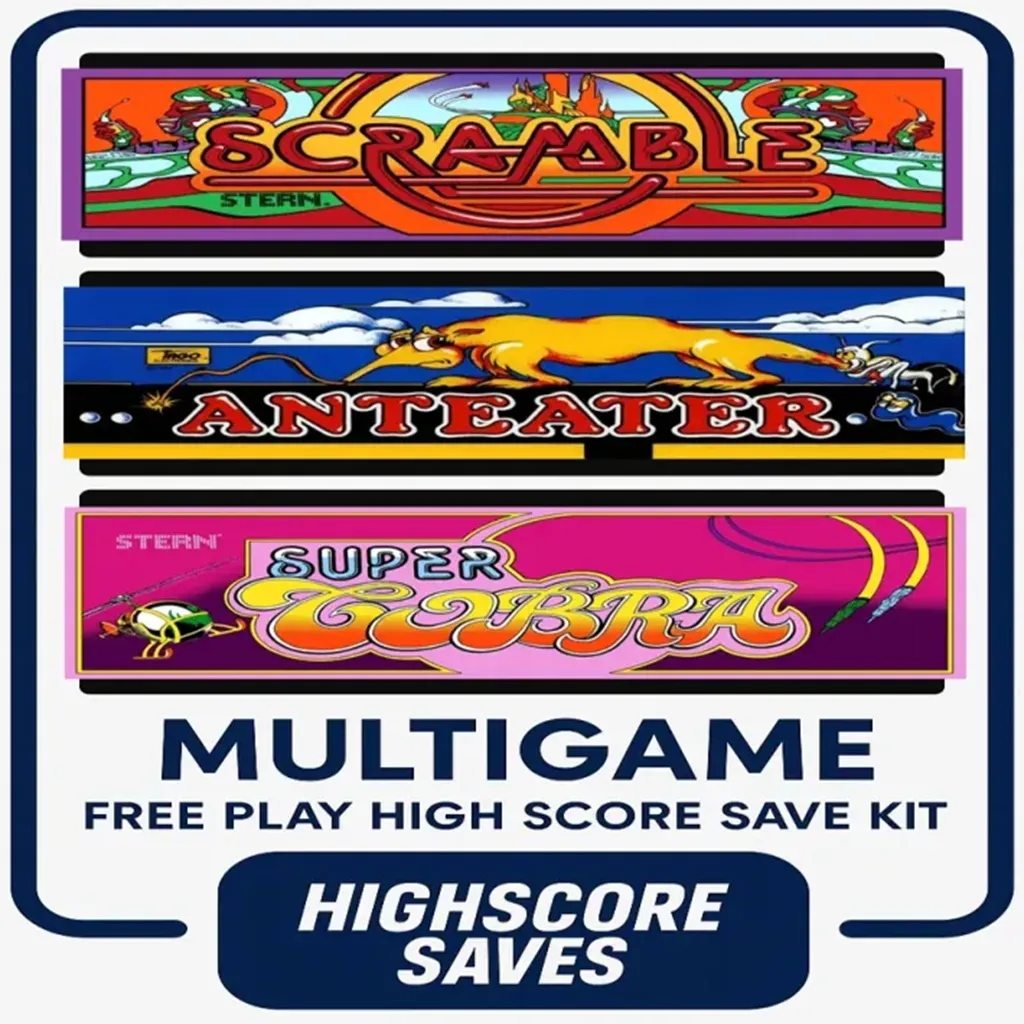 Scramble | Super Cobra Multigame Free Play and High Score Save Kit