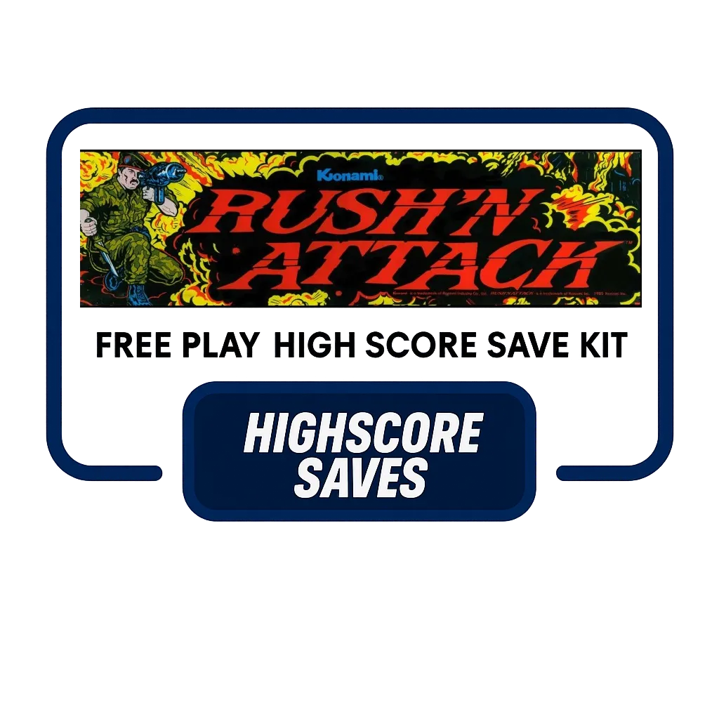 Rush'n Attack | Green Beret Free Play and High Score Save Kit