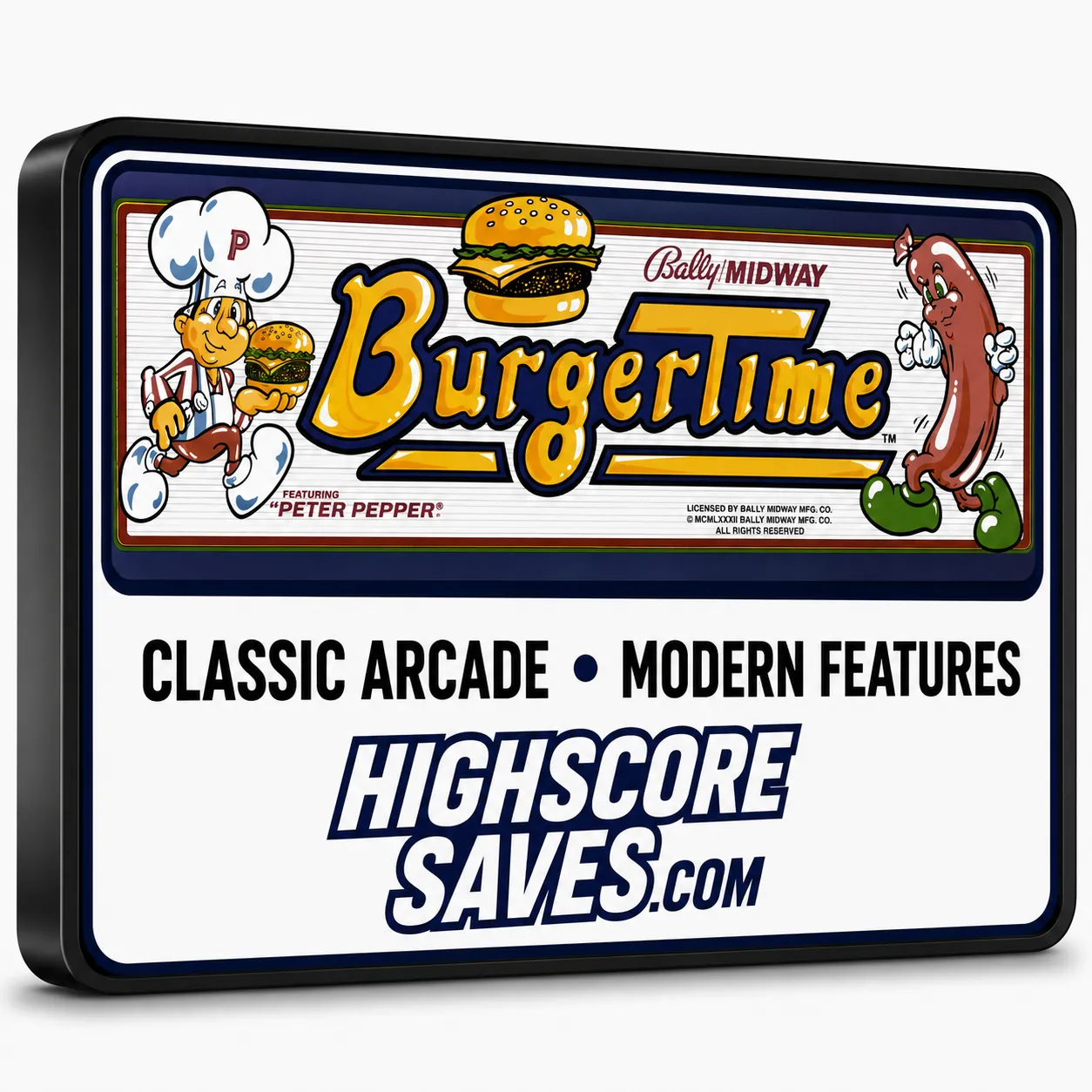 Burgertime Free Play and High Score Save Kit
