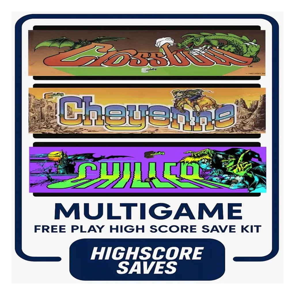 Exidy 440 Multigame Free Play and High Score Save Kit