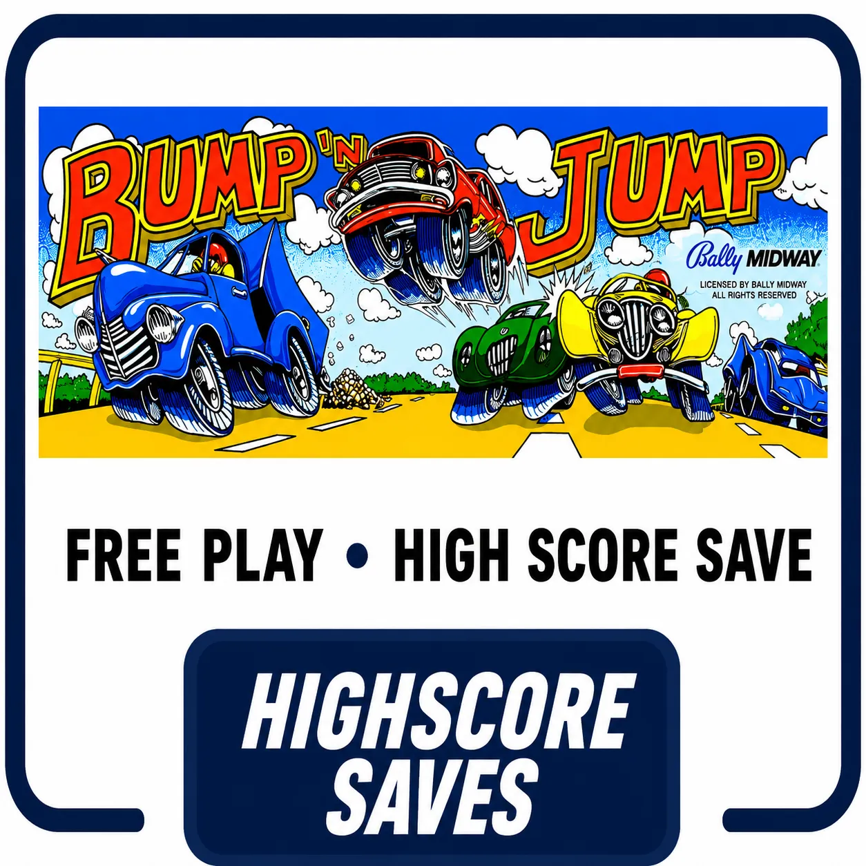 Bump 'n' Jump High Score Save Kit