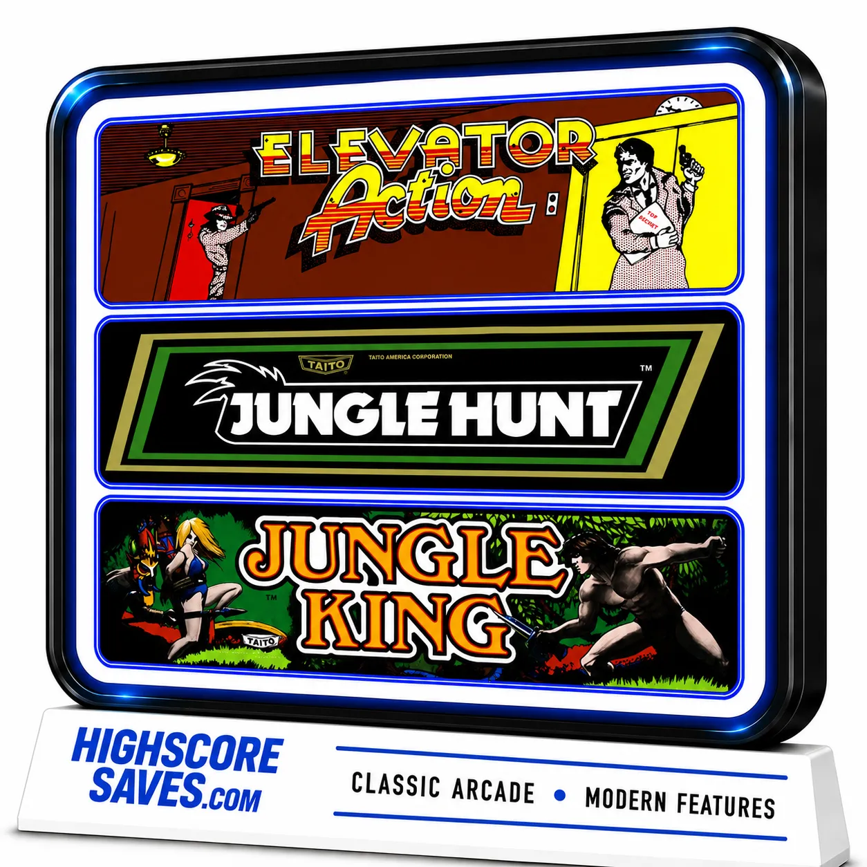 Elevator Action Multigame Free Play and High Score Save Kit