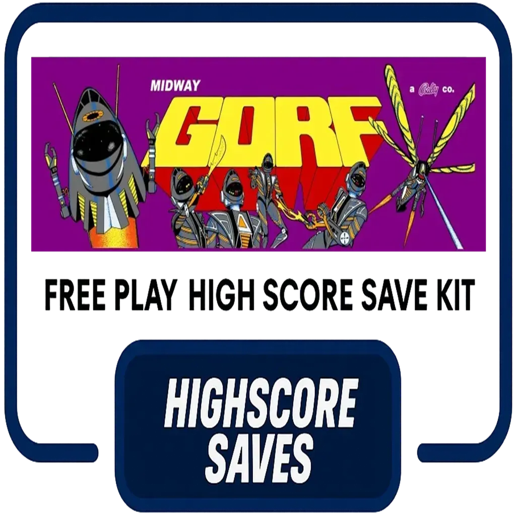 Gorf Free Play and High Score Save Kit