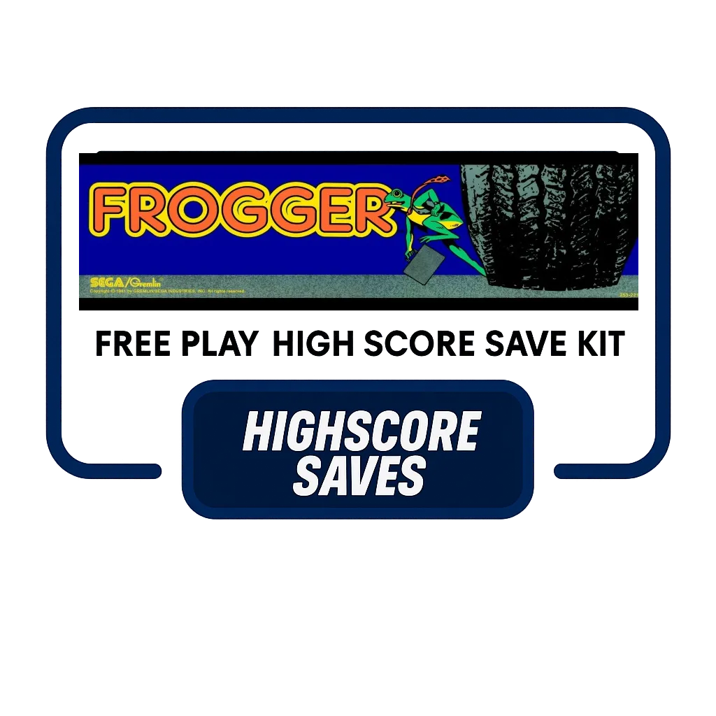 Frogger Free Play and High Score Save Kit