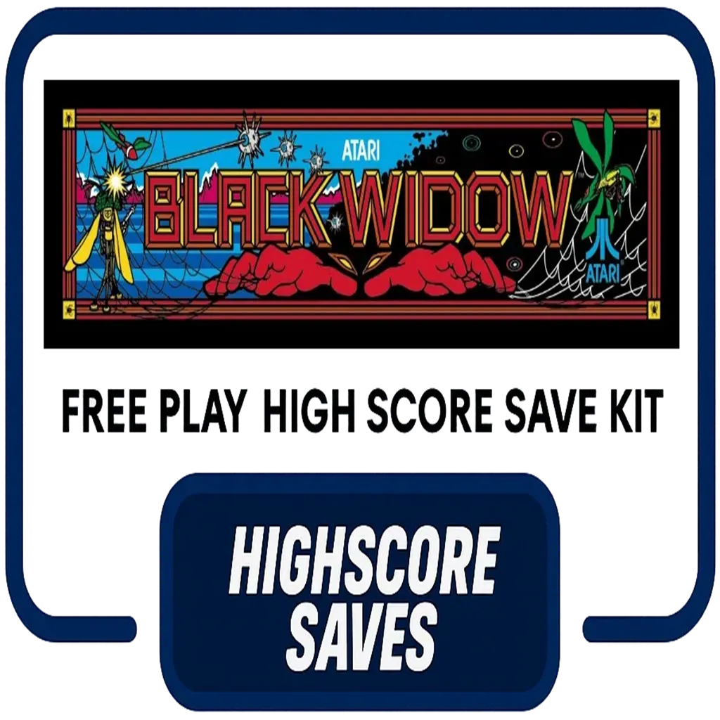 Black Widow Free Play and High Score Save Kit