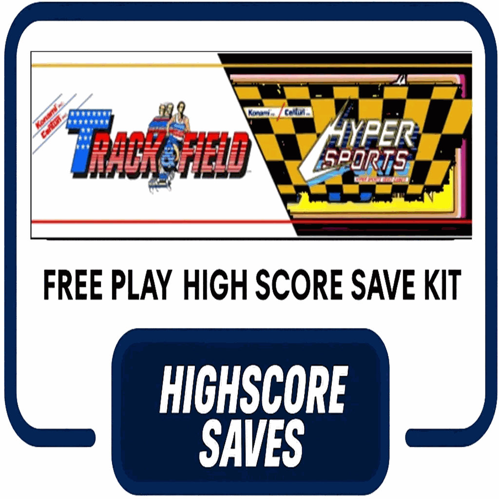 Hyper Sports | Track and Field | Rearranged Multigame Free Play and High Score Save Kit
