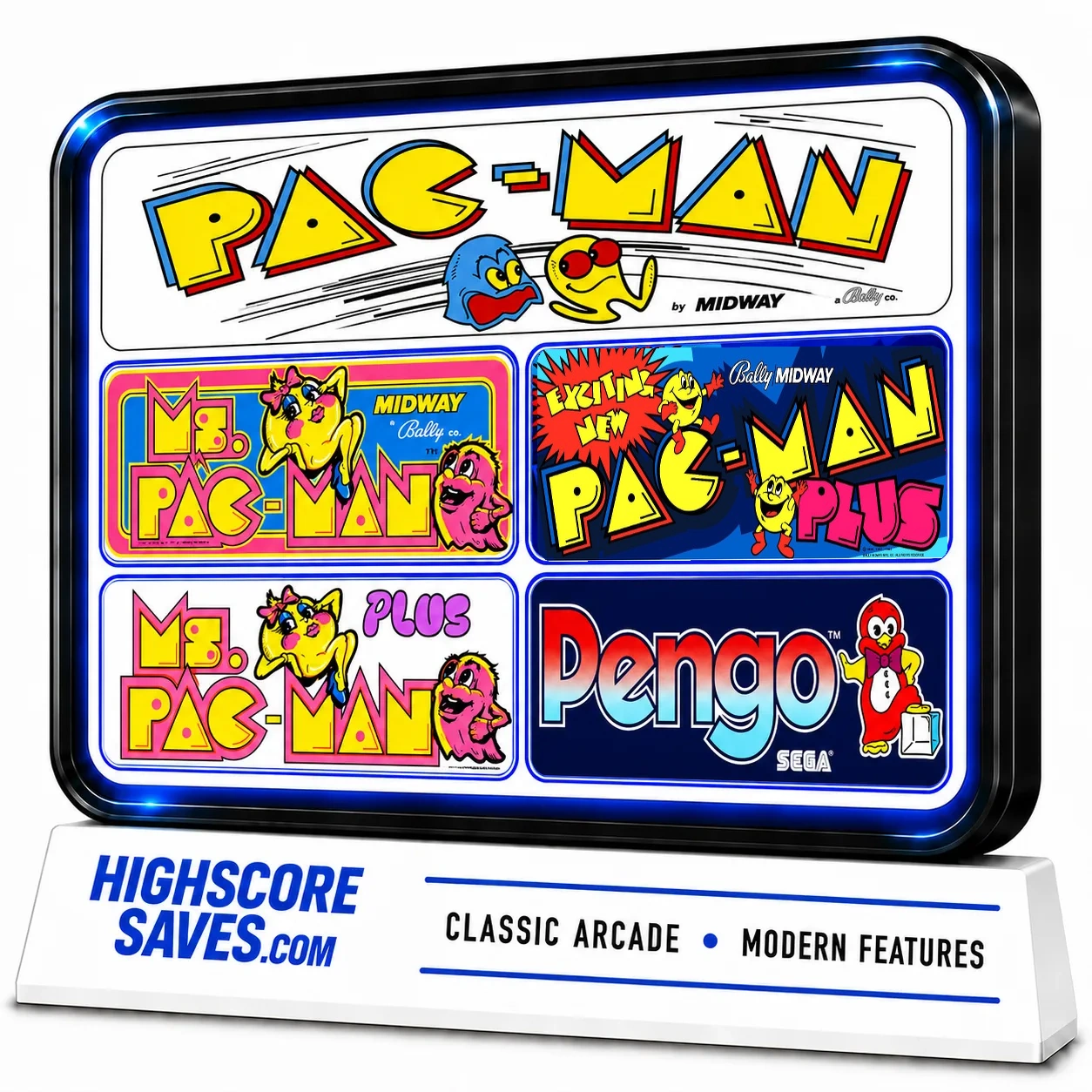 Pacman | Ms Pacman Multigame Free Play and High Score Save Kit