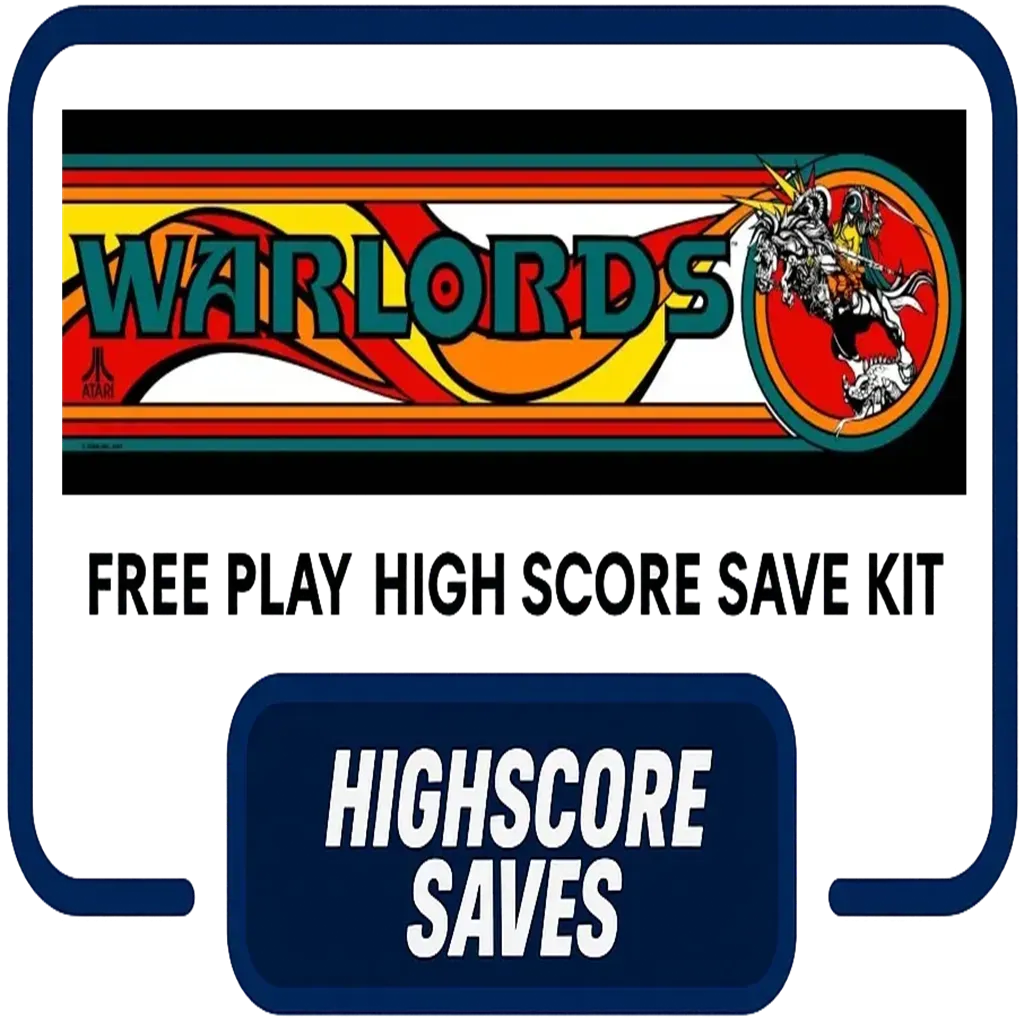 Warlords Free Play and High Score Save Kit