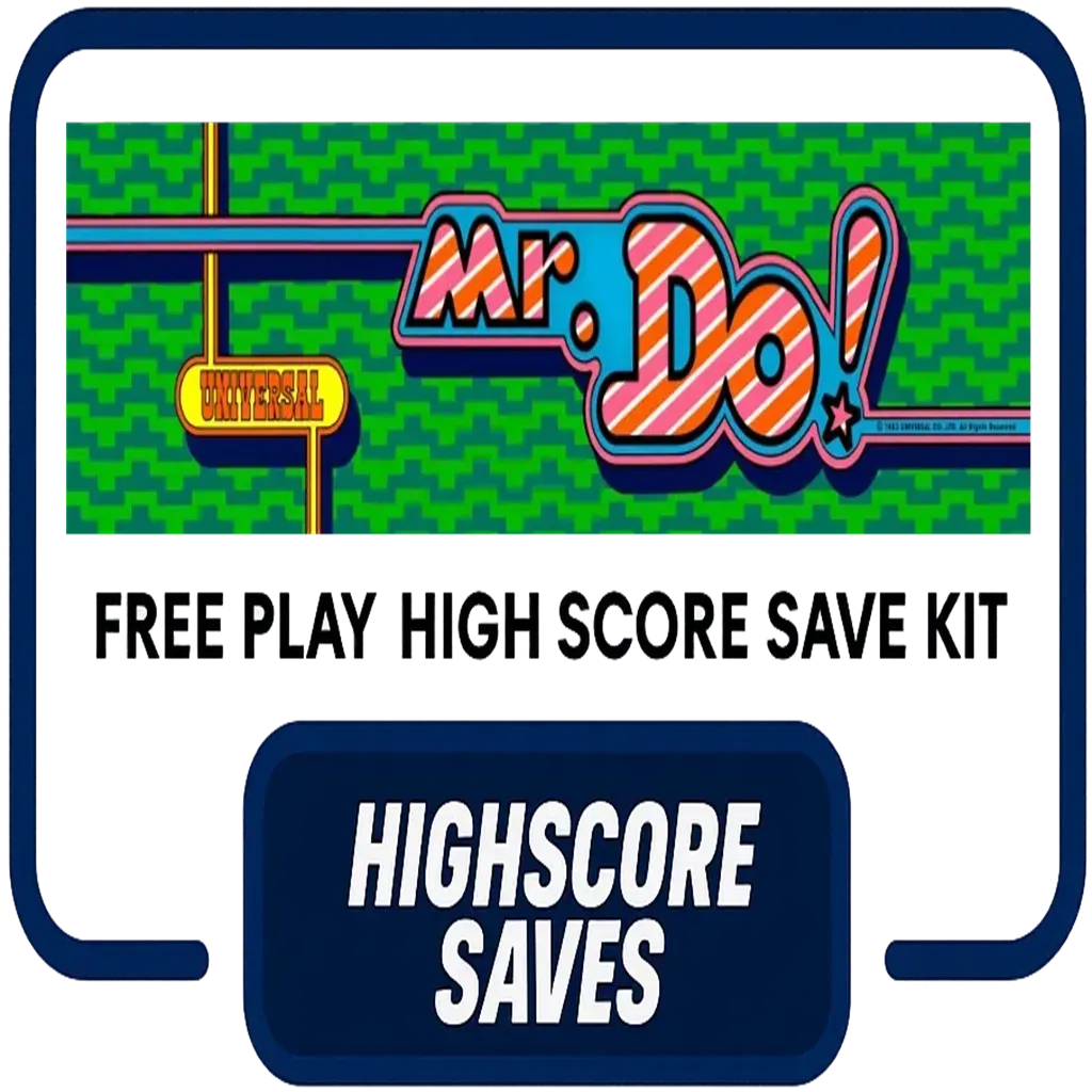 Mr Do Free Play and High Score Save Kit