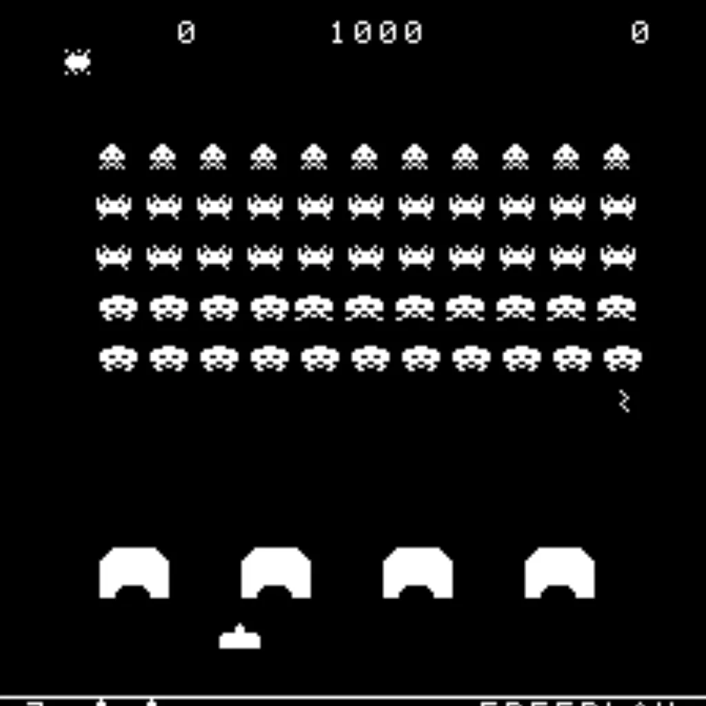 Space Invaders Multigame Free Play and High Score Save Kit Arcade Upgrade