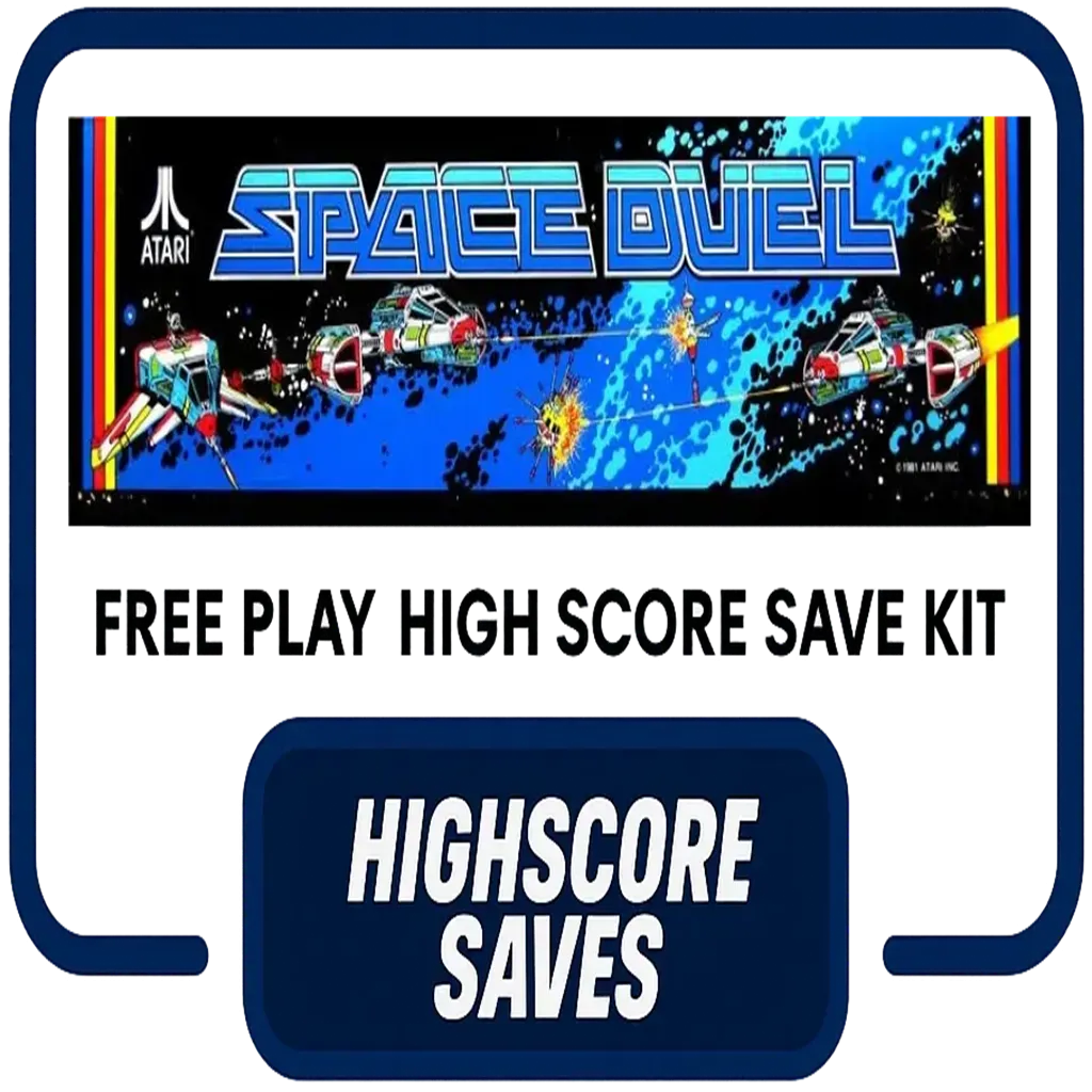 Space Duel Free Play and High Score Save Kit