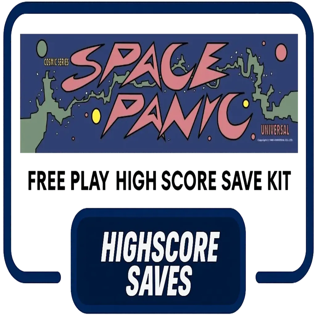 Space Panic Free Play and High Score Save Kit