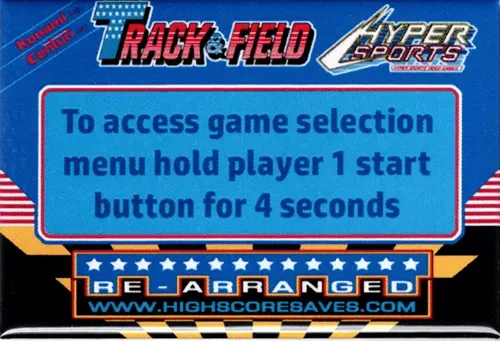 Hyper Sports | Track and Field | Rearranged Multigame Instruction Magnet