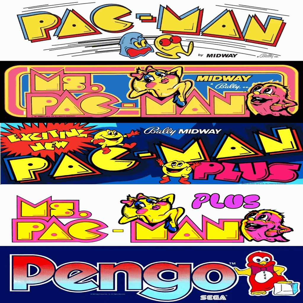 Pacman | Ms Pacman Multigame Free Play and High Score Save Kit
