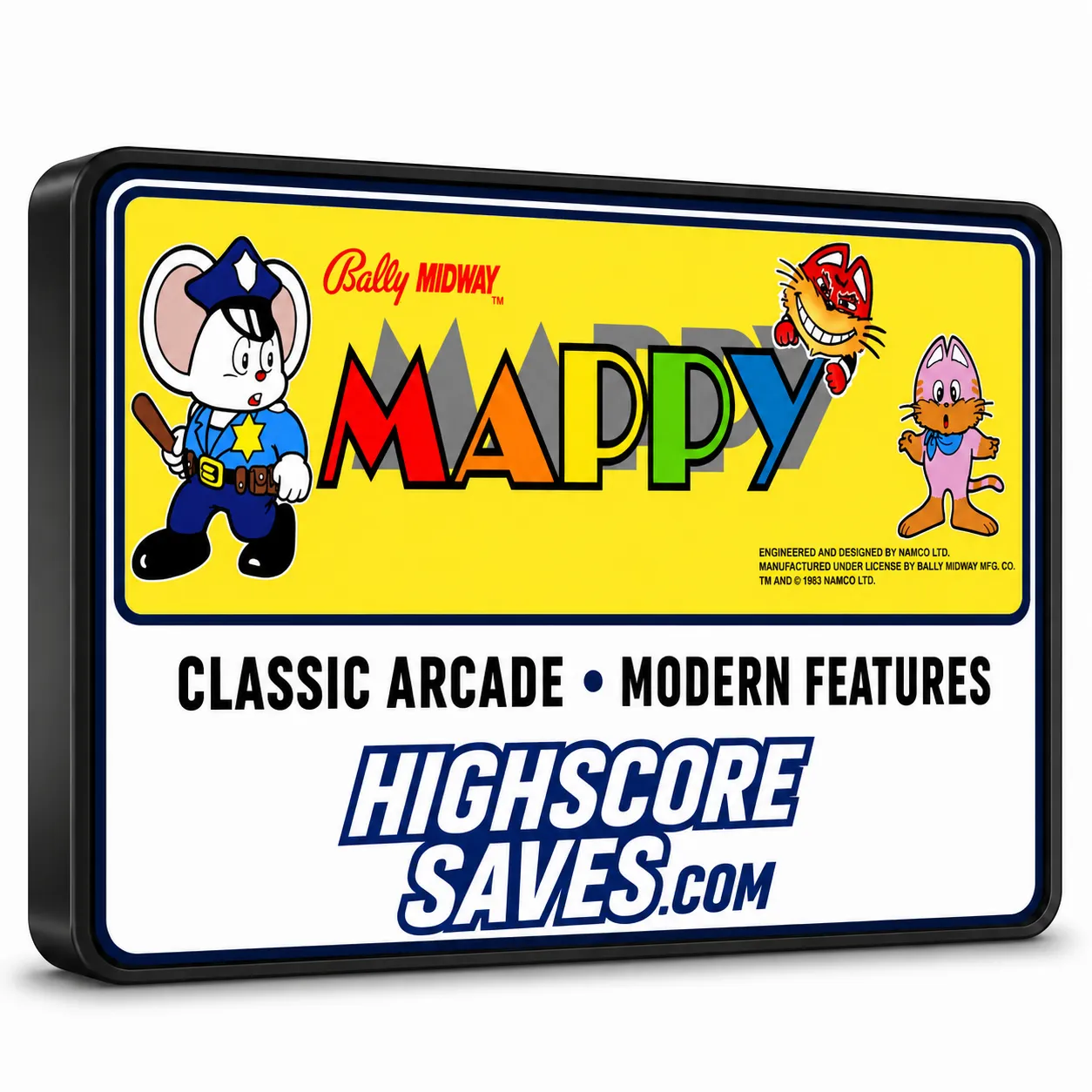 Mappy Free Play and High Score Save Kit