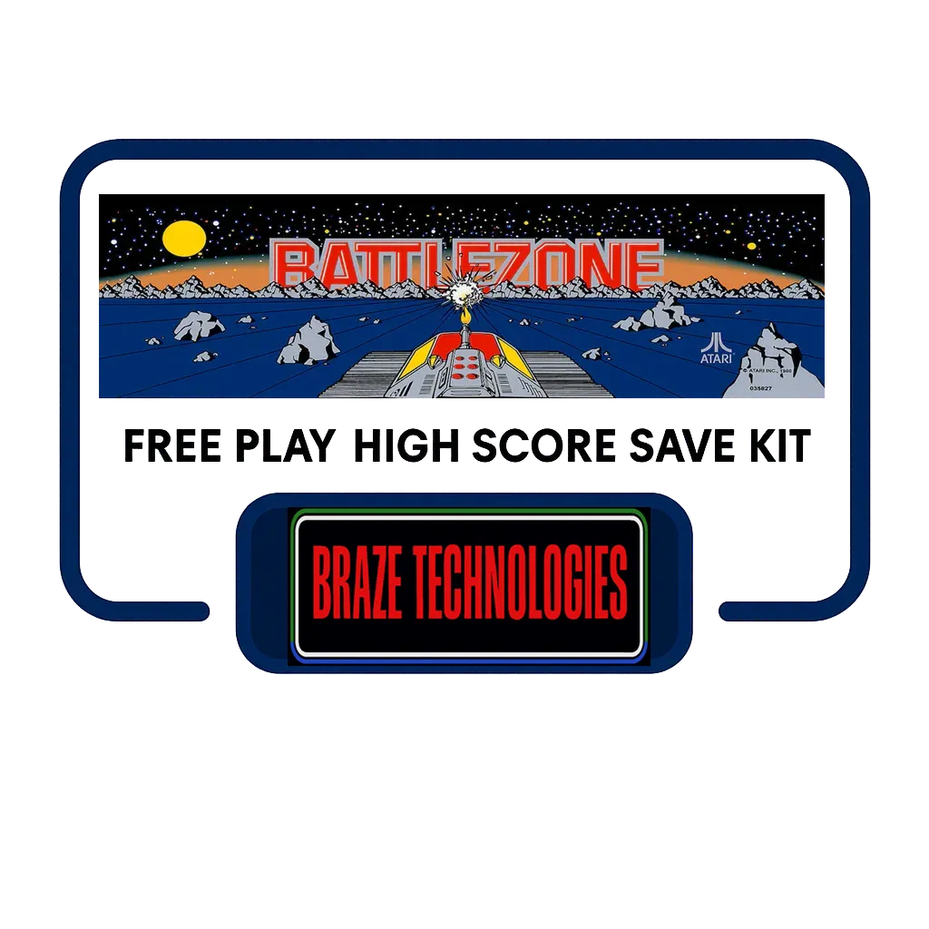 Braze Battlezone Free Play and High Score Save Kit
